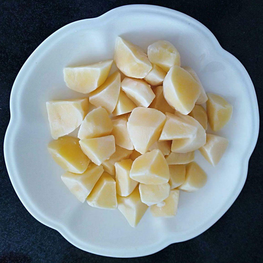 Frozen potato cut