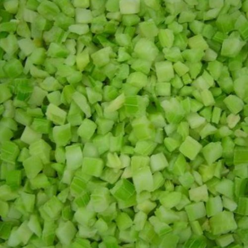 Frozen celery dice