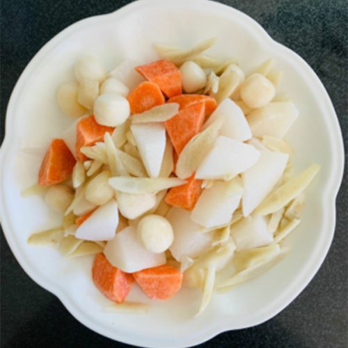 Frozen mixed butajiru vegetables(carrot/taro/burdock/white r